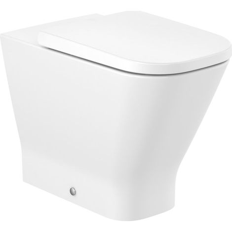 ROCA A347479000 THE GAP SQUARE Confort Inodoro Rimless Tanque Alto Blanco - Asiento: Caida Normal - ref: A347479000+A80147000B (1/2)