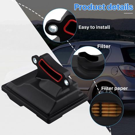 couleur : Noir Matériau : Plastique Filtre de boîte de vitesses pour Peugeot TF70SC (1/5)