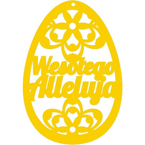 10. Uovo di Pasqua traforato con ciondolo a spirale