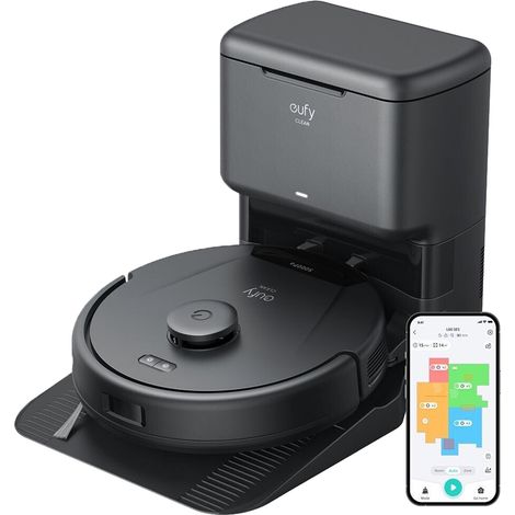 Eufy L60 Hybrid Saugroboter schwarz leistungsstark 5000 Pa (1/5)