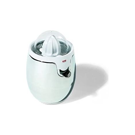 Alessi SG63 W Spremiagrumi Elettrico di Design in Acciaio e Resina Termoplastica, Bianco (1/4)