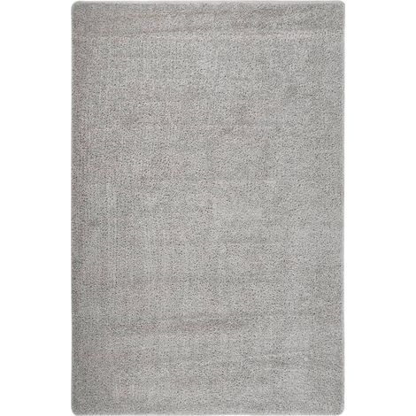 Tapis de salon Style Moderne Tapis de sol - Tapis shaggy antidérapant Gris clair 200x290 cm BV643842 - BonneVie (1/5)