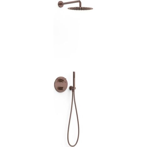 Kit robinet thermostatique encastré 2 voies pour douche Therm-box Volcanic - TRES 28335002VO