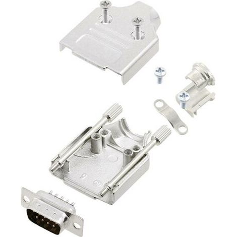 Kit embase SUB-D mâle Nombre de pôles: 9 encitech MHDM-09-DMP-K 6355-0006-01 180 ° fût à souder 1 se (1/2)