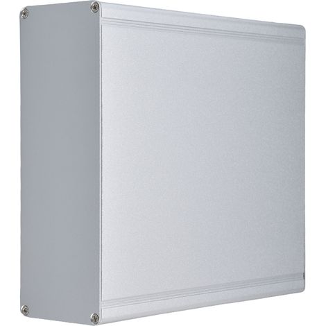 Boîtier aluminium 6063-T5 argent mat 62x178x200mm pour ampli circuit imprimé DIY coffret électronique lot de 2 avec vis (1/5)