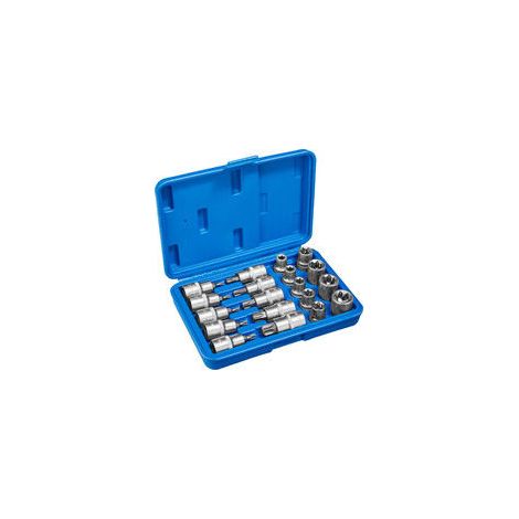 Juego de 19 llaves de tubo Torx de 1/2 pulgada (1/3)