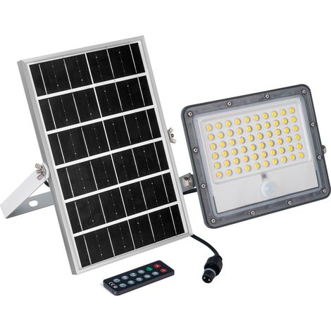 Projecteur solaire de sécurité 5W - Capteur PIR et