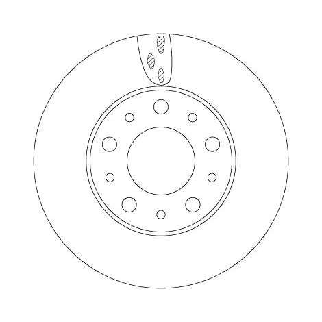 DISQUE DE FREIN AVANT DF6918S TRW