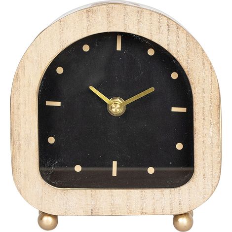 Signes Grimalt Orologio da tavolo Orologio da tavolo ovale grigio 16x15x5 cm