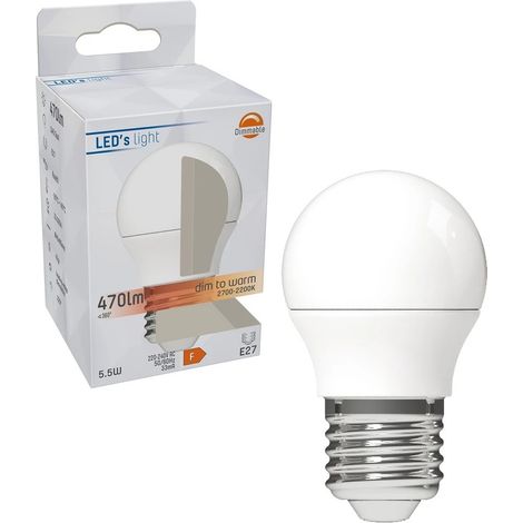 Ampoule LED dimmable 5,5 W avec culot E27