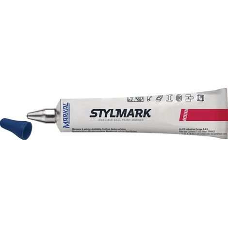 Lackmarker-Tube, blau, Stylmark  Markal 140096657