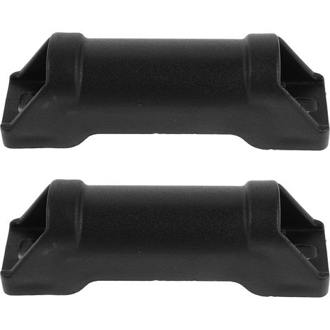 2pièces Patin de Repose Chaise de Bureau Lot de Conception Ergonomique Installation Facile Bords Lisses Accessoire Pratique pour Base de Chaise de Bureau Noir Métal Plastique (1/5)