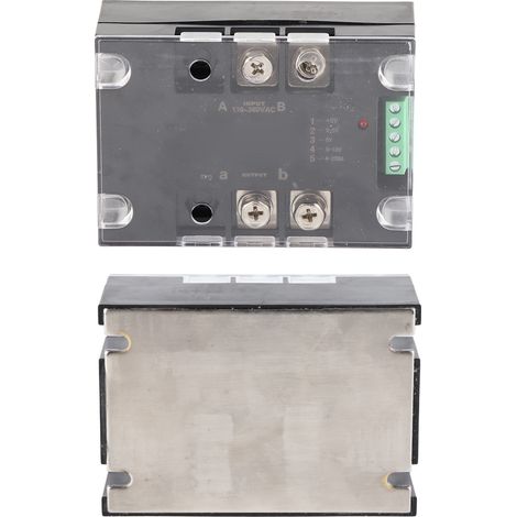 Halbleiterregler, einphasiger Thyristor-Spannungs- und Temperaturdimmregler 220–380 V AC, ohne Kühler (1/5)