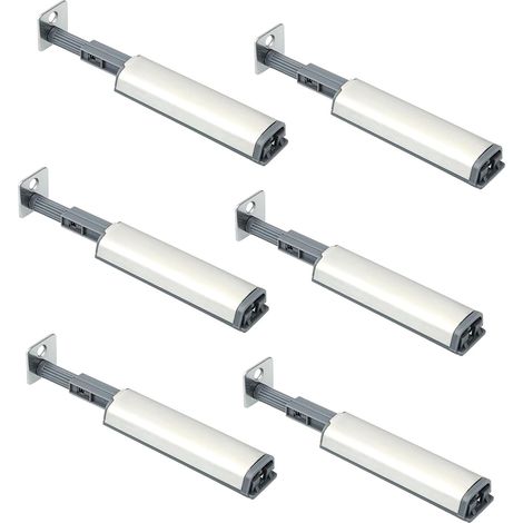6 Pièces Aimant Poussoir Porte Placard Loquet Magnetique, Push to Open Aimant Poussoir, Pour Porte de L'Armoire, Tiroir, Meuble et Placard,Systeme Appuyez pour Ouvrir et Fermer (1/5)