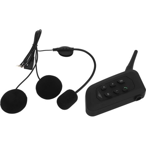 Casque moto Bluetooth 5.1, talkie-walkie 4 personnes, réduction de bruit, portée 1500m, intercom arbitre (1/5)