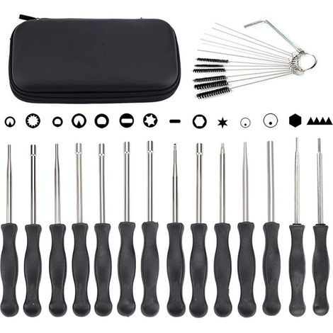 Lot de 14 outils de réglage de carburateur avec vis Vis à tête hexagonale pour petit moteur à 2 temps pour Poulan Remplacement pour Husqvarna pour STIHL pour Echo tronçonneuse Trimmer (1/5)