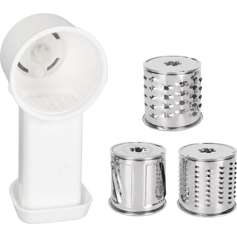 Set of 4 vegetable cutter accessories, wear-resistant meat grinder parts, potato cutter parts, food blender parts, with three types of vegetable cutter blades. (1/4)