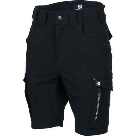 Bermuda de travail STAN - 1337 - NOIR - T.44 - NINE WORTH - 1337 STAN - NOIR T44