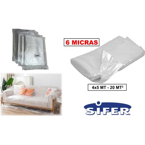 PINTOR PLASTICO DE PROTECCION DE 6 MICRAS 4X5 20 M2 PP001