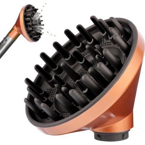 Diffusoraufsatz für Airwrap Styler Haartrockner, Diffusoraufsatz für Airwrap Haartrockner HS05 HS03 HS01 (Gold) (1/5)
