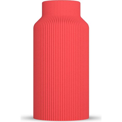 Vase Rabella - Vase décoratif moderne pour herbe de la pampa et fleurs séchées - Style scandinave pour salon - Objet design 3D en plastique (PLA) - Léger et incassable (1/5)