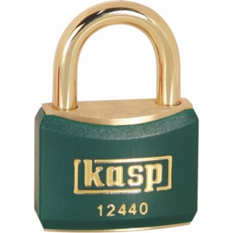 Kasp K12440GREA1 Vorhängeschloss 40 mm gleichschließend Goldgelb Schlüsselschloss