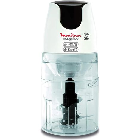 Moulinex DJ450B Masterchop XL Weiß und Schwarz 500W