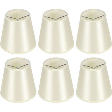 Crezuo 6-teiliges Set moderner Wandlampenschirme, Lampenzubehör für Schlafzimmer und Arbeitszimmer, Wandleuchten, Wandlampenschirme ...