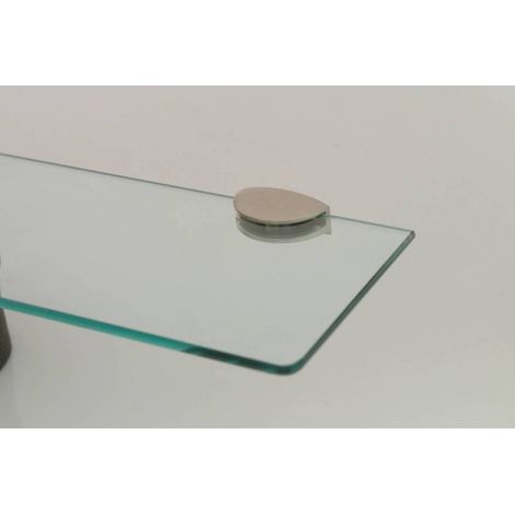 Reggimensola Supporti Per Mensole Vetro 9104 11 Mm  Oro Cm 2,5x5 Coppia