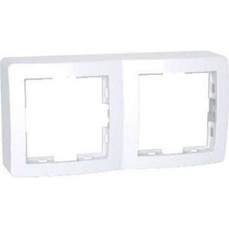 Schneider ALB61442 - Alréa Standard double surface-mounted frame 62x124mm depth 31mm