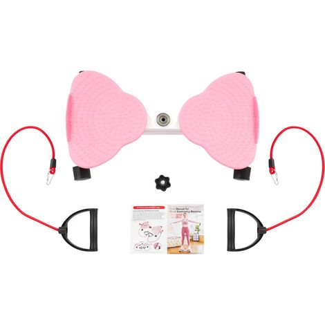 Girador de cintura, herramienta para ejercicios de equilibrio, dispositivo de entrenamiento de fuerza, rosa (1/2)