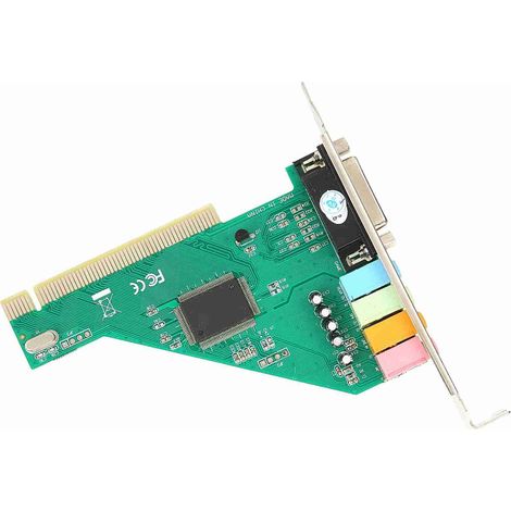 Carte son PCI 4.1 canaux pour ordinateur de bureau, carte audio interne stéréo surround CMI8738