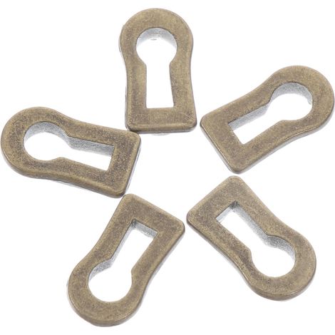 Cache-serrure antique, lot de 10 pièces, en alliage zinc (1/5)