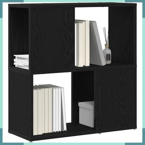 Meuble TV - 863153 - Noir - Bois d'ingénierie - 60 x 24 x 63 cm (1/5)