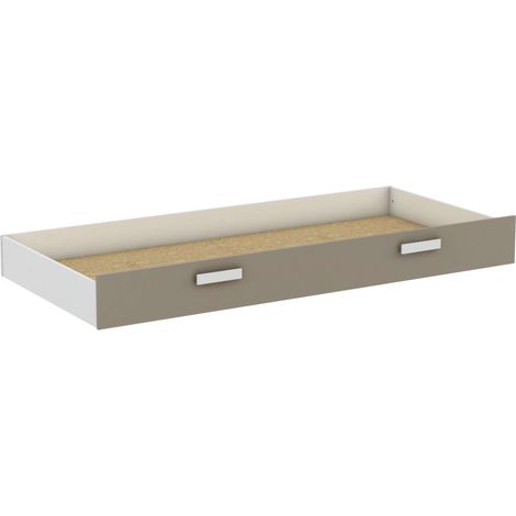 Cajón para cama Tidy blanco y arcilla 22x198x93 cm