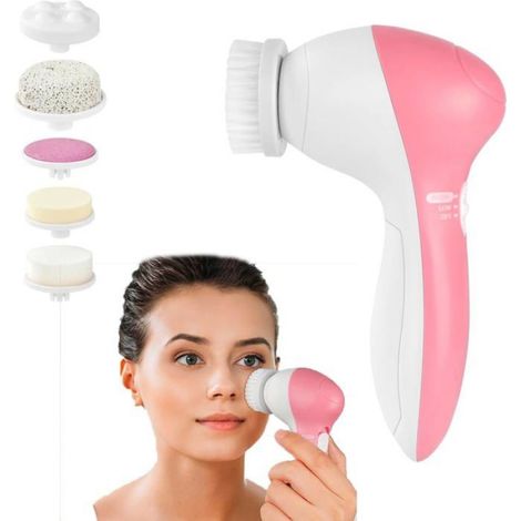 1 Brosse nettoyante visage, Plastique ABS, 2 vitesses, Exfoliation et massage, Peaux grasses (1/5)