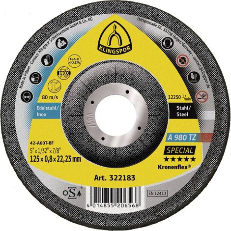 Disco da taglio Klingspor a 980 tz special 125 mm 0,8 mm