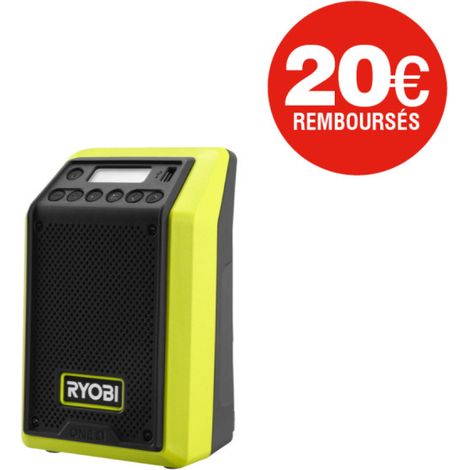 Radio bluetooth RYOBI - RR18-0 - 18V One+ - Sans batterie ni chargeur (1/5)