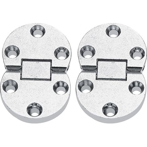2 Pièces Charnières de Table Pliantes en Alliage de Zinc, Support Autonome pour Meubles à Abattant Ovales (1/5)