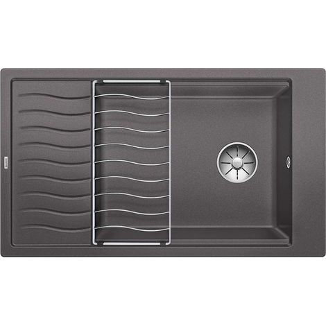 Blanco Elon XL 8 - Lavello in silgranit, 86x50 cm, pietra grigia 524871 (1/3)