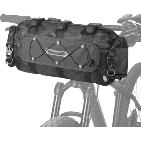 Lenkertasche Fahrrad Wasserdicht 12L Fronttasche Bikepacking Schwarz-a (1/5)