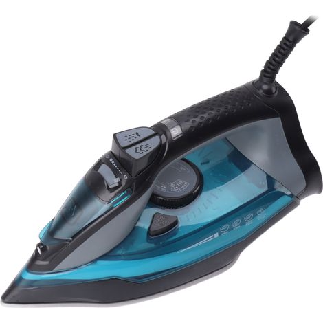 Fer à repasser vapeur à semelle 2200 W pour vêtements, portable, avec réservoir d'eau de 380 ml, prise UE 220 V (1/5)
