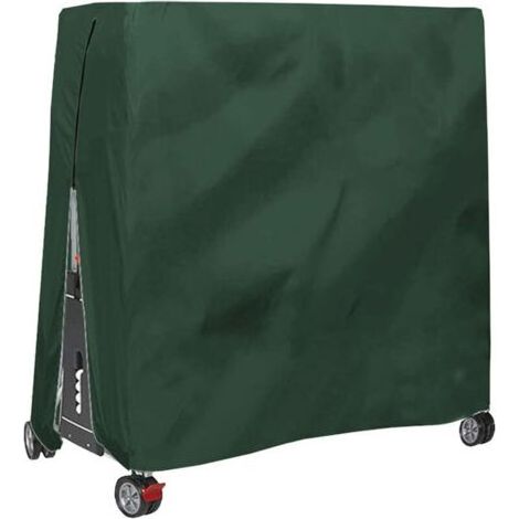 BARKBUSTERS Housse de table de ping-pong extérieure imperméable et anti-poussière Housse de table de ping-pong 165x70x185cm Vert (1/3)