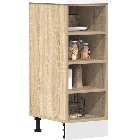 Unterschrank Riga Sonoma-Eiche 30x44,5x81,5 cm Holzwerkstoff