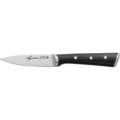 Lagostina Iceforce, Coltello Spelucchino 9 cm in Accaio Inox con Lama Raffreddata, Coltello da Cucina Ideale per Pelare e Tagliare Ogni Tipo di Ingrediente, Resistente alla Corrosione