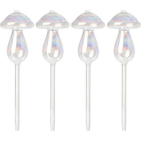 Lot de 4 boules d'arrosage automatique, arrosoirs en verre -- (1/5)