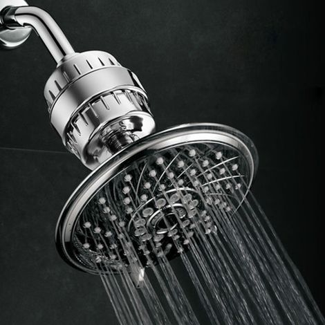 Cartouche filtrante à 15 couches avec cartouche de rechange, purificateur d'eau pour pommeau de douche, purificateur d'eau de douche à 15 couches, filtre pour pommeau de douche. (1/5)