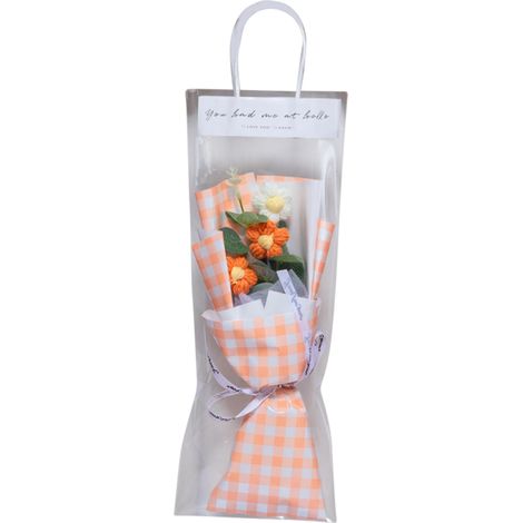 Guirlandes lumineuses à thème orange, sacs cadeaux, bouquets de fleurs séchées de Noël pour le marché nocturne de Thanksgiving, vente en gros pour la Saint-Valentin, décorations de mini-stands de Noël (1/2)