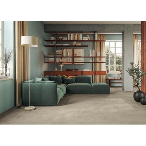 Alle Carrelage - Carrelage extérieur antidérapant effet béton moderne 60x60 cm FACTOR DESERT GRIP - Vendu par boîte de 1.44 m² (1/3)