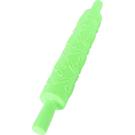 Rouleau à pâtisserie décoratif motif feuille de saule pour gâteaux et biscuits (1/5)